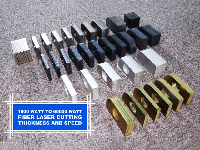 光纖激光器切割金屬的速度和厚度是多少？