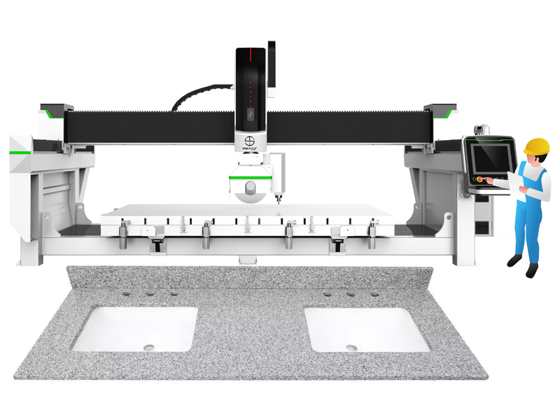 用于石材浴室和廚房水槽切割的自動(dòng)橋切機(jī)
