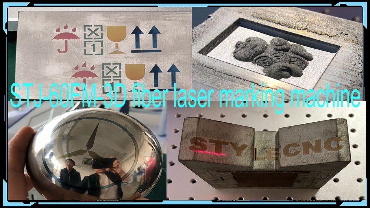 3D出售帶旋轉(zhuǎn)附件的光纖激光雕刻機(jī)