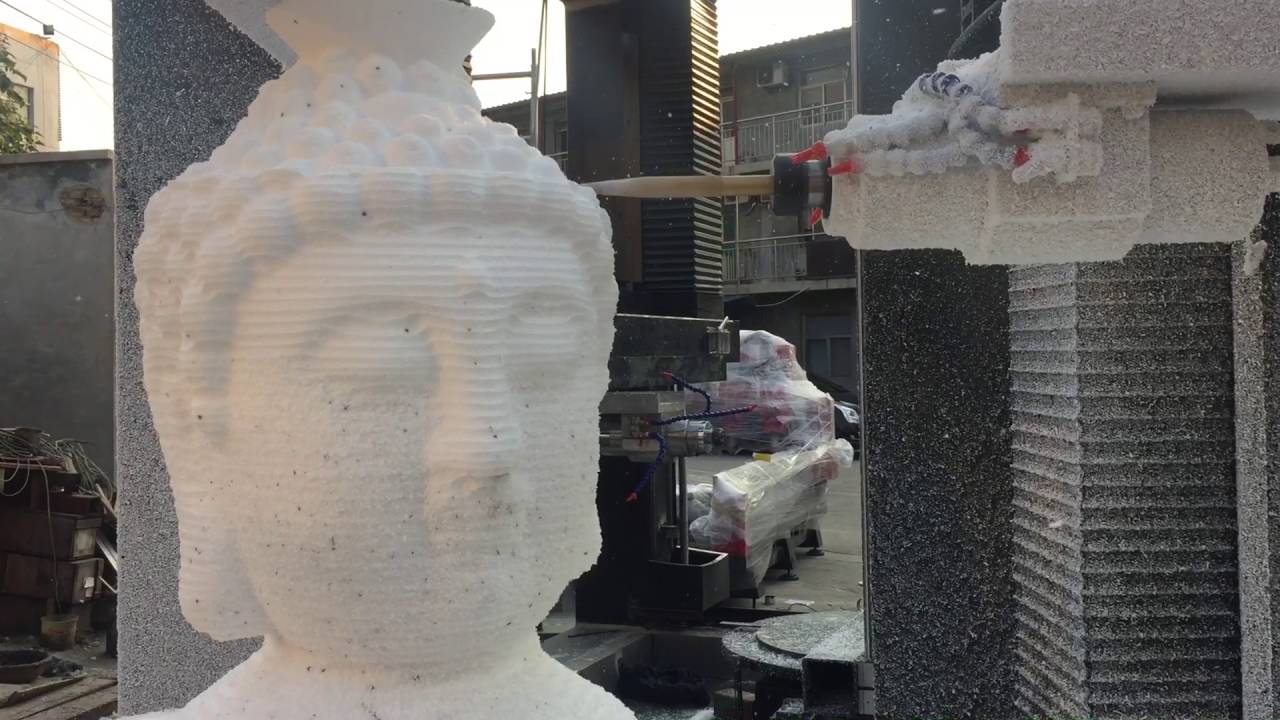 四軸數(shù)控石材佛像雕刻機