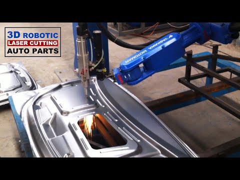 工業(yè)級(jí)3D金屬機(jī)器人光纖激光切割機(jī)