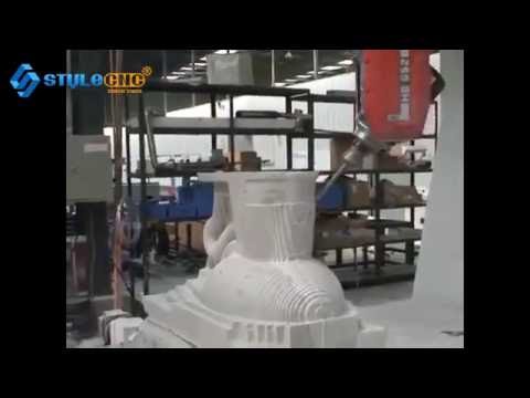 用于泡沫銑削的大幅面五軸數(shù)控銑床 用于泡沫銑削的大幅面五軸數(shù)控銑床